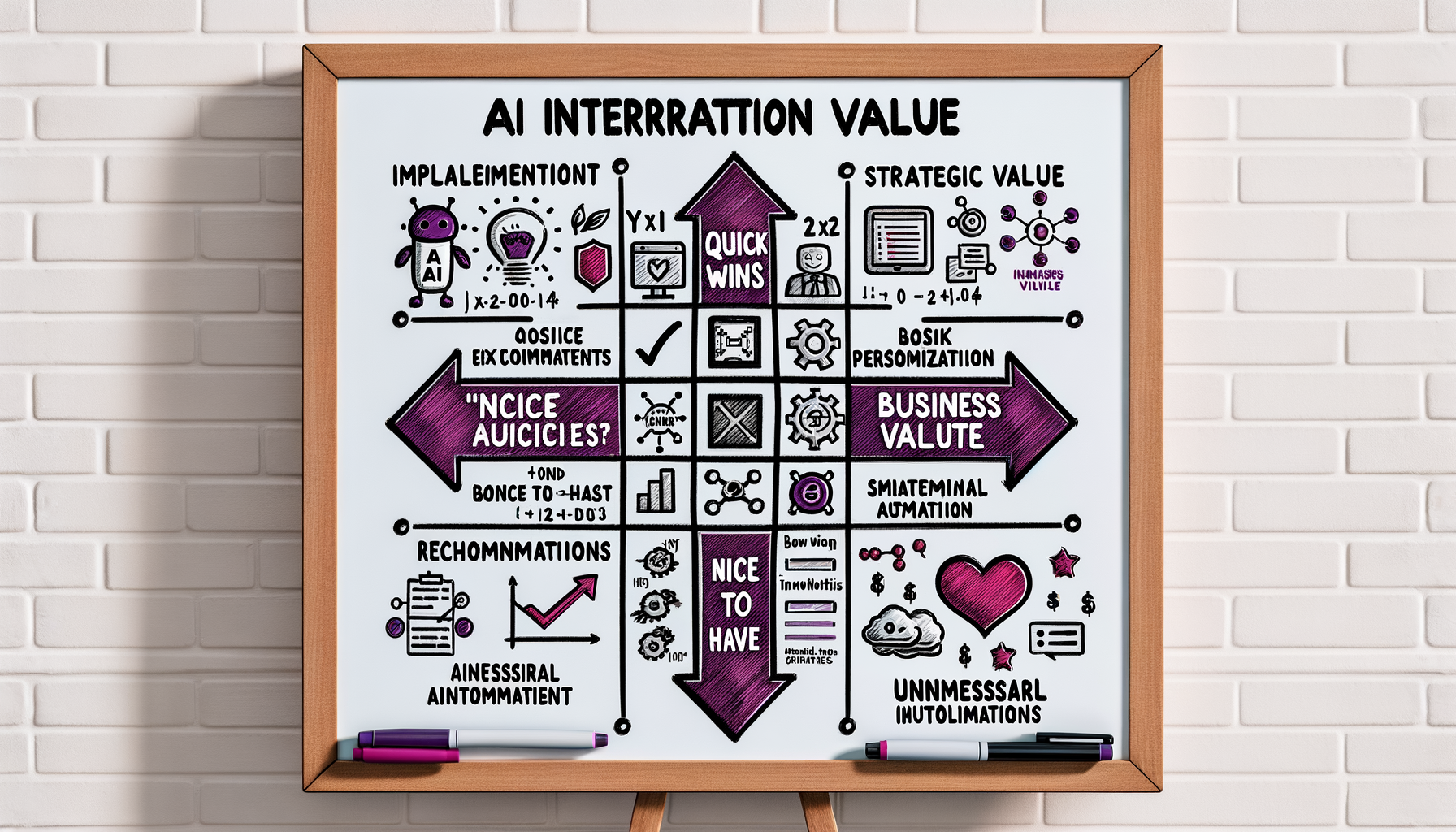 AI integration value matrix