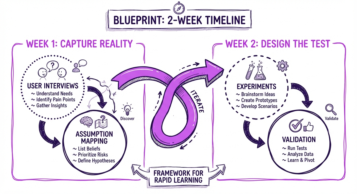 Blueprint 2-week timeline