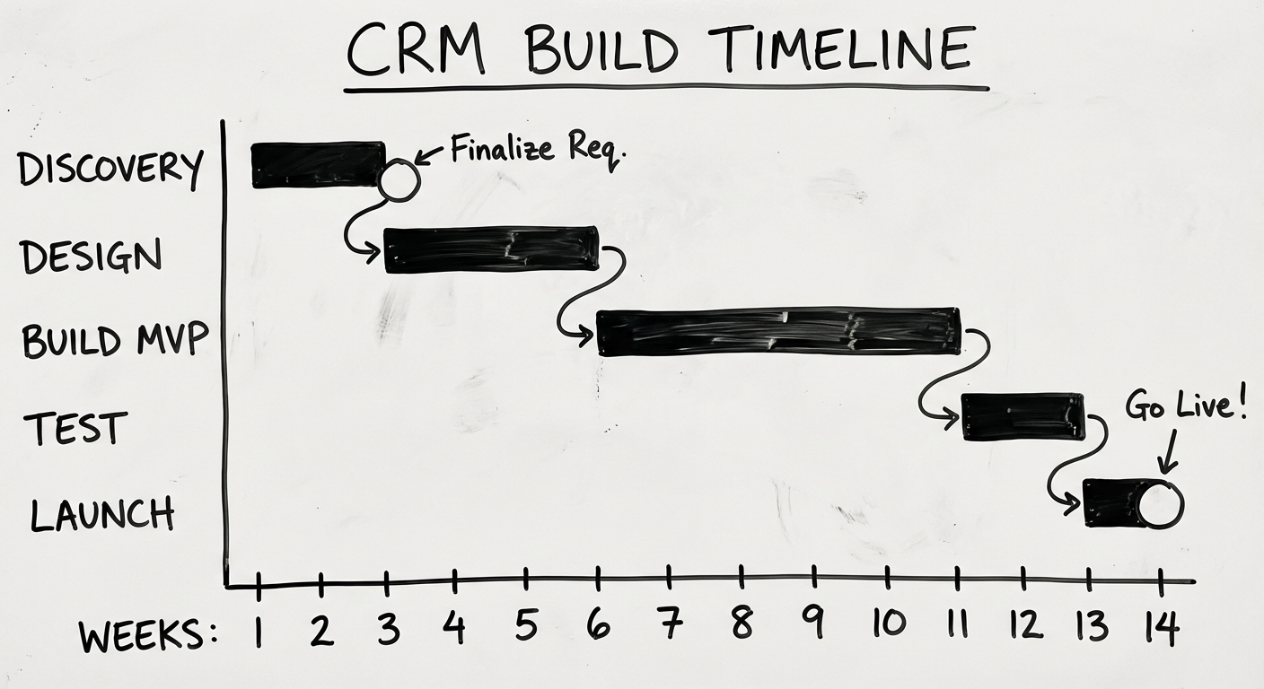 CRM build project timeline