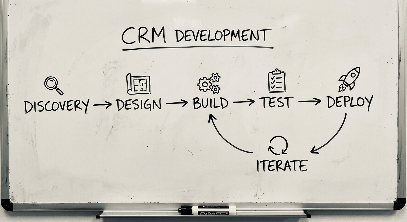 CRM software development process and timeline