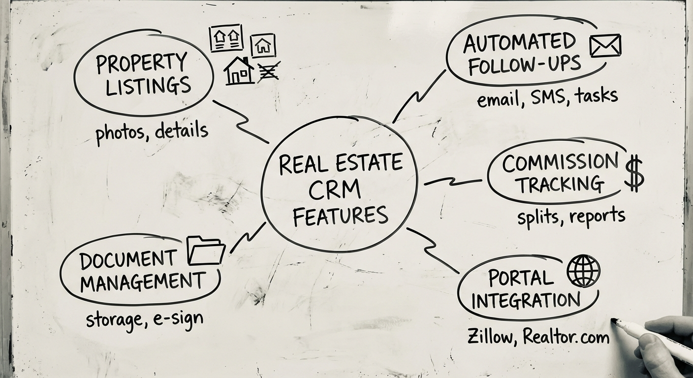 Core features of a real estate CRM system