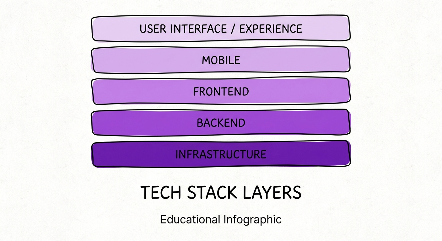 Tech stack layers
