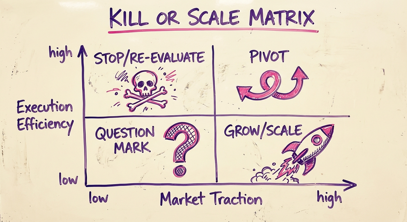 Decision matrix illustration