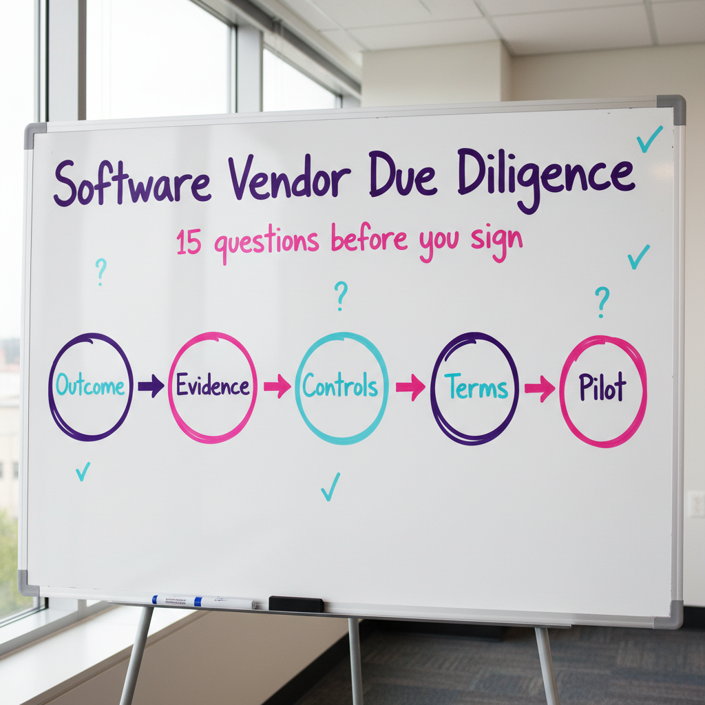 Software Vendor Due Diligence: 15 Pertanyaan Sebelum Tanda Tangan